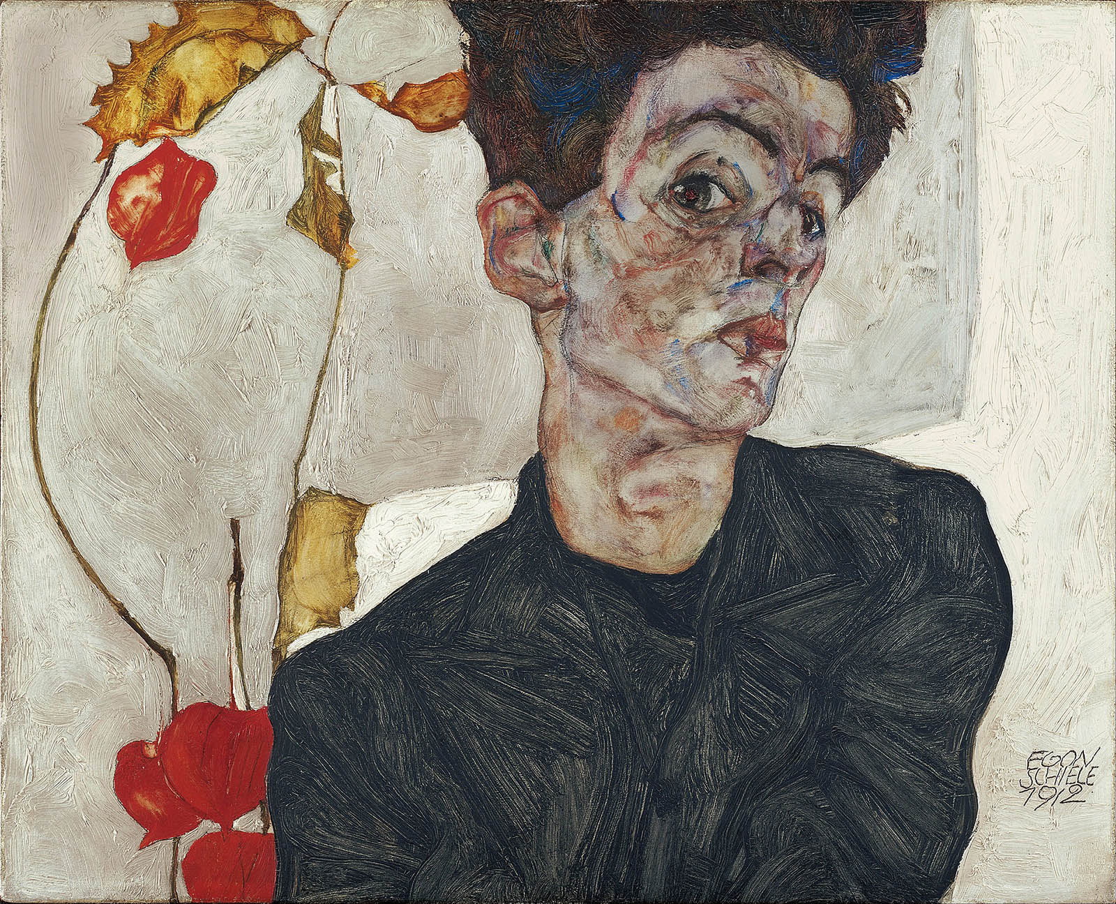 Egon Schiele, Self-portrait